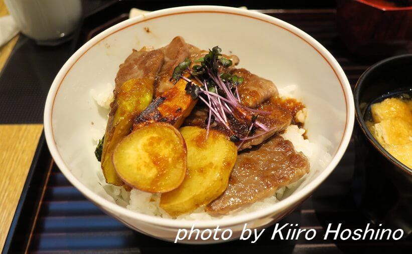 京都駅はしたて、和牛焼肉丼