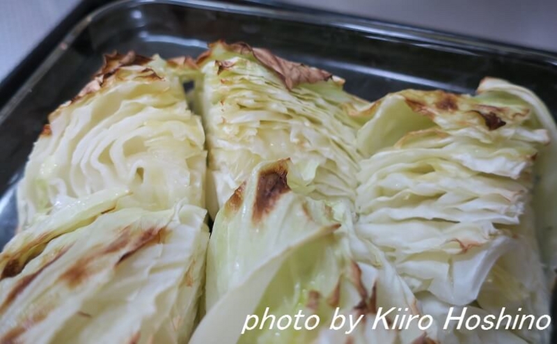 作り置き10.7、キャベツのオーブン焼き 作り置き10.7、キャベツのオーブン焼き
