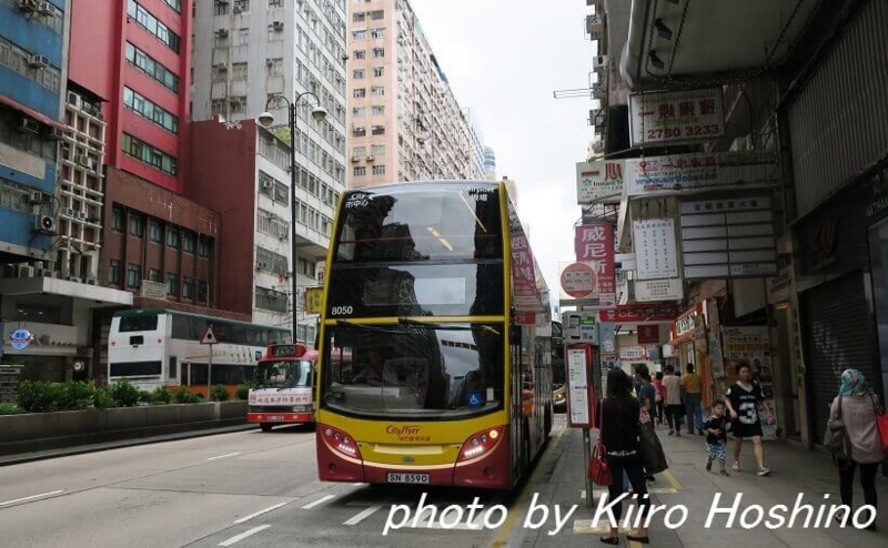 香港乗り物、２階建てバス