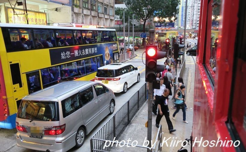 香港乗り物、トラム２階席から