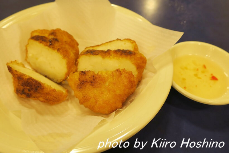 香港・鶏記、焼き魚ハンバーグ