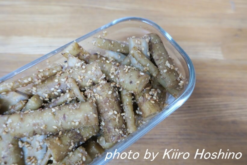 作り置き、たたきごぼう 作り置き、たたきごぼう