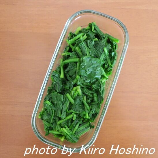 ほうれん草のおひたし ほうれん草のおひたし