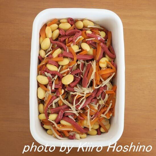 赤こんにゃくと大豆の煮物 赤こんにゃくと大豆の煮物
