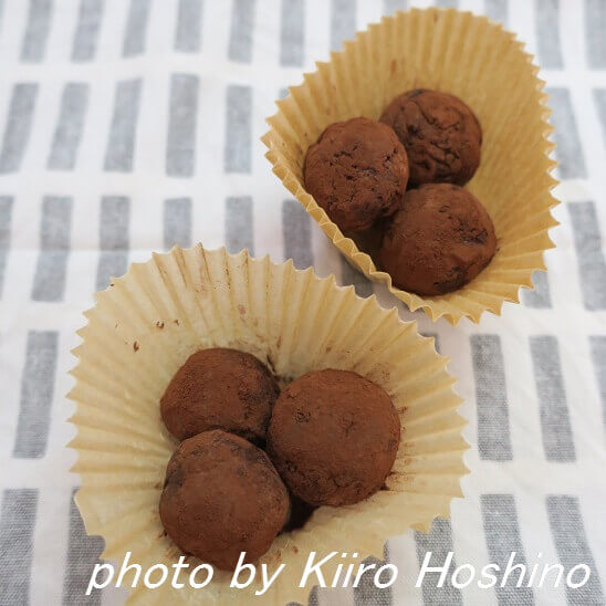 バレンタイン、生チョコ完成