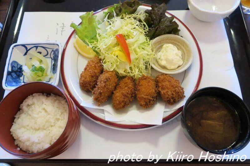 がんこ岸和田五風荘、カキフライ定食