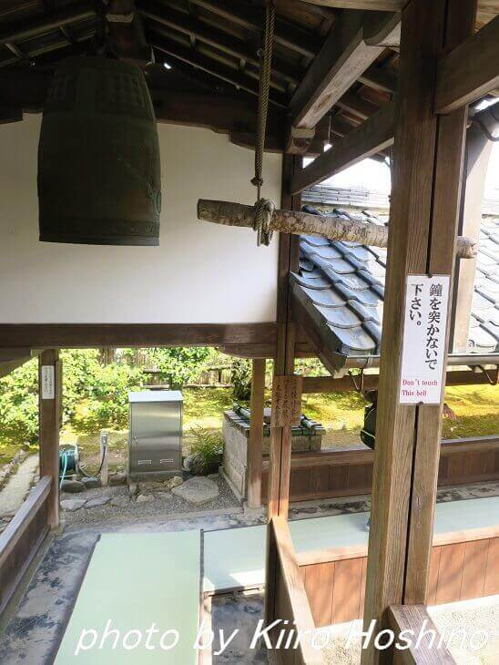 天龍寺、渡り廊下の鐘