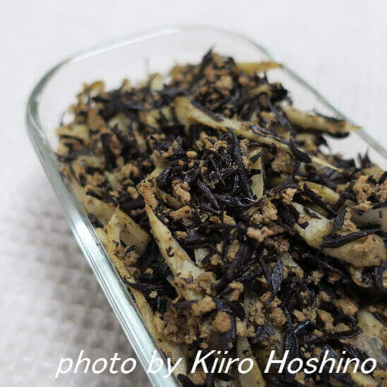 高野豆腐とひじきのそぼろ・ごぼう入り 高野豆腐とひじきのそぼろ・ごぼう入り