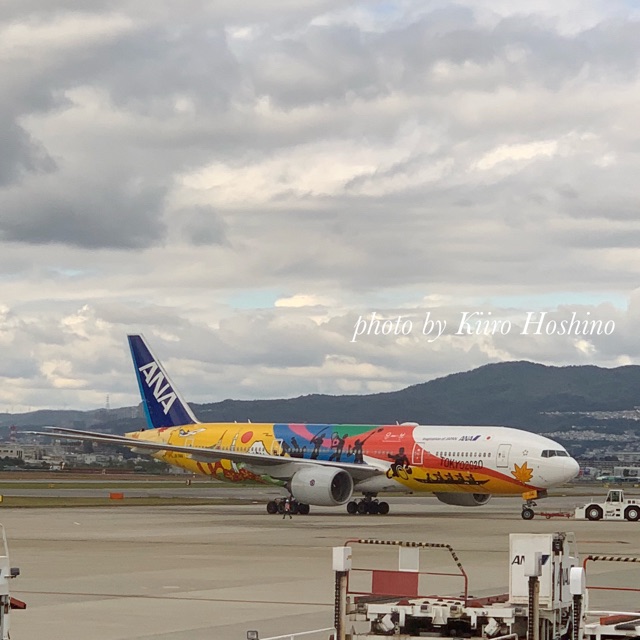 東京オリンピック飛行機