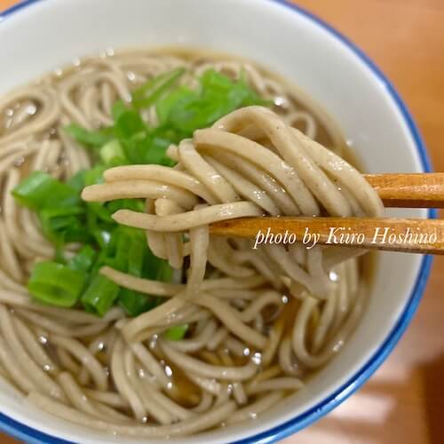 奥出雲一福そば、麺